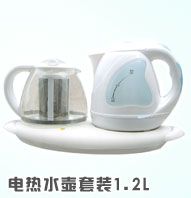 吉之雅电热水壶套装1.2L