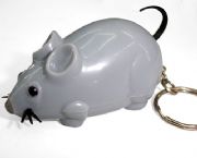 老鼠带灯钥匙扣,HP-012628
