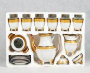 17件方形礼盒陶瓷杯套装