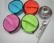 环保布袋碗套装餐具,HP-029116