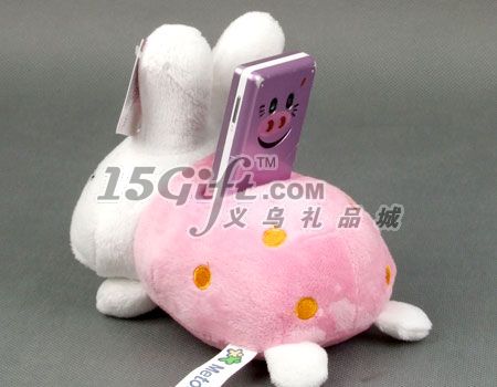 love兔毛绒手机座,HP-026193