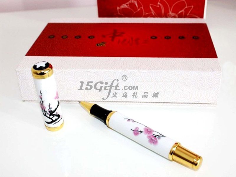 24K梅花陶瓷笔,HP-028293